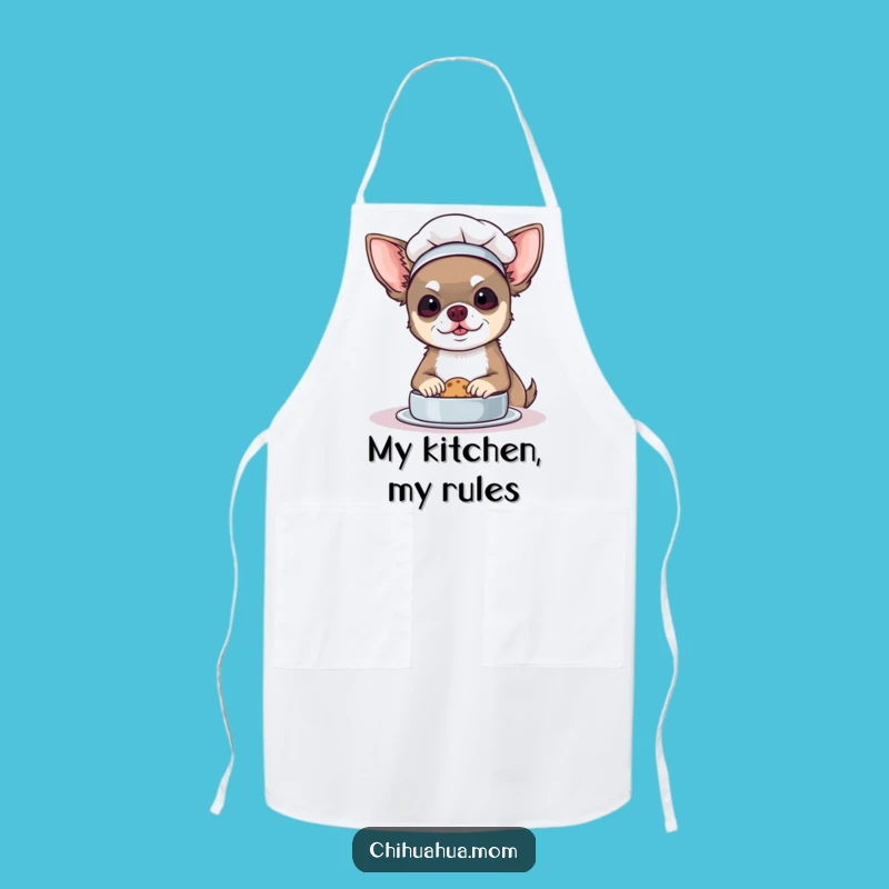 Funny Chef Chihuahua Apron: Cook Up a Storm with a Smile!