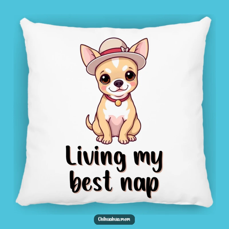 Funny Chihuahua Pillow: Soft Comfort with Hilarious Posh Pup Charm
