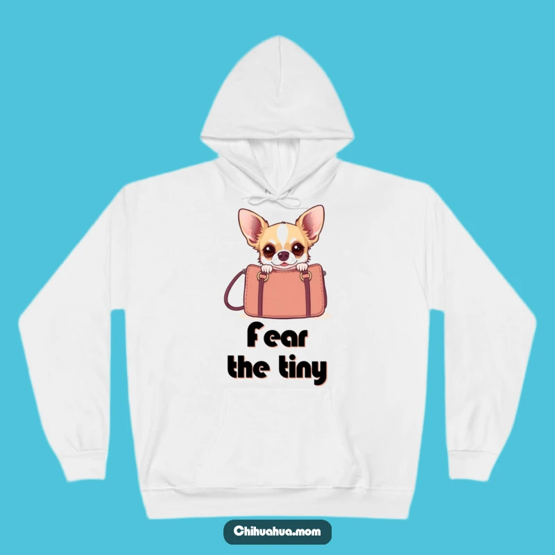 Funny Startled Chihuahua Hoodie: Cozy Dog Lover Sweatshirt, Hilarious Gift