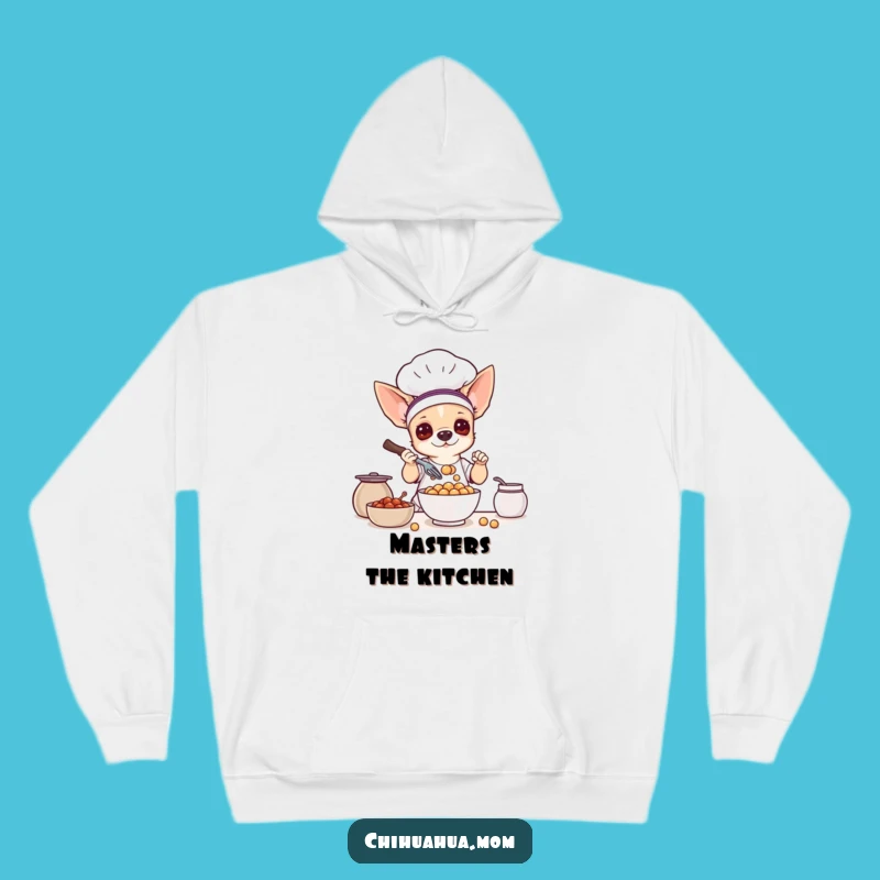 Funny Chihuahua Chef Hoodie: Cozy Culinary Canine, Hilarious Gift