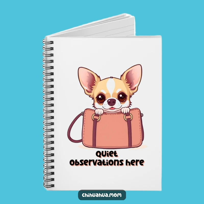 Funny Chihuahua Notebook: Startled Dog Journal, Hilarious Gift for Writers