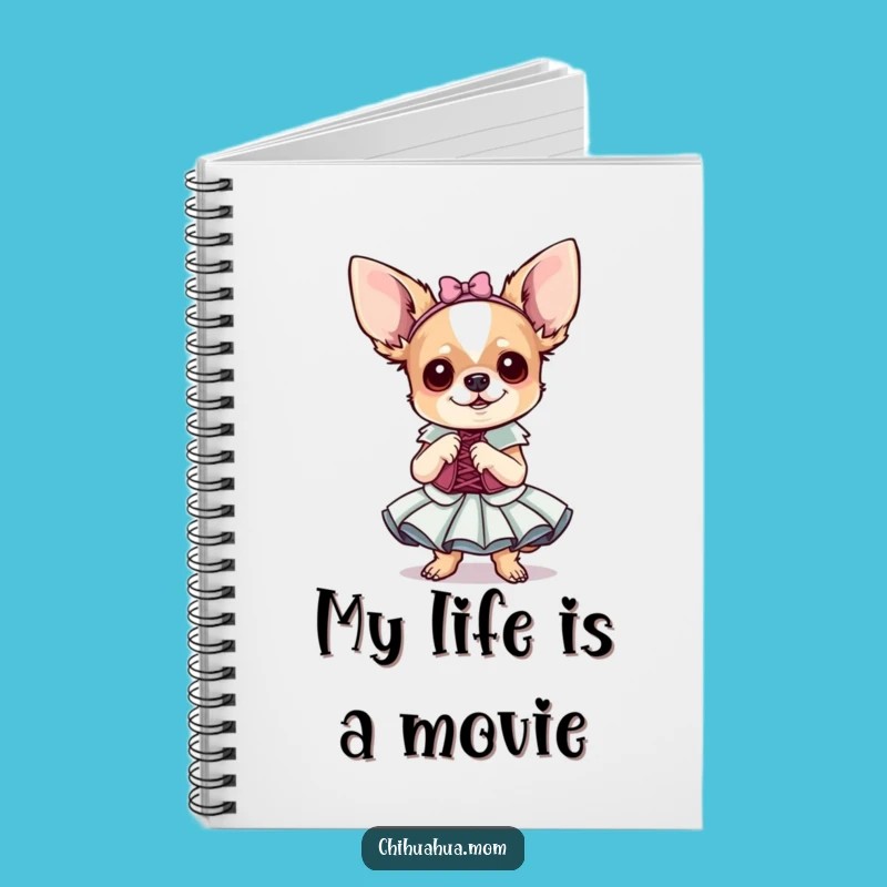 Funny Chihuahua Fancy Dress Notebook: Jot Down Dramatic Ideas!