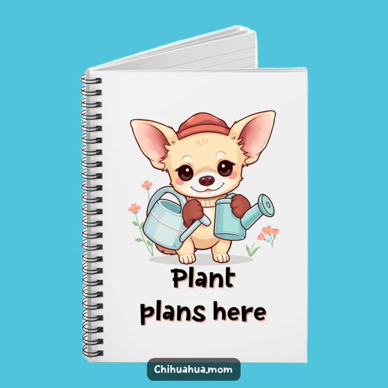 Funny Chihuahua Gardener Notebook: Plan Your Garden with This Pup!