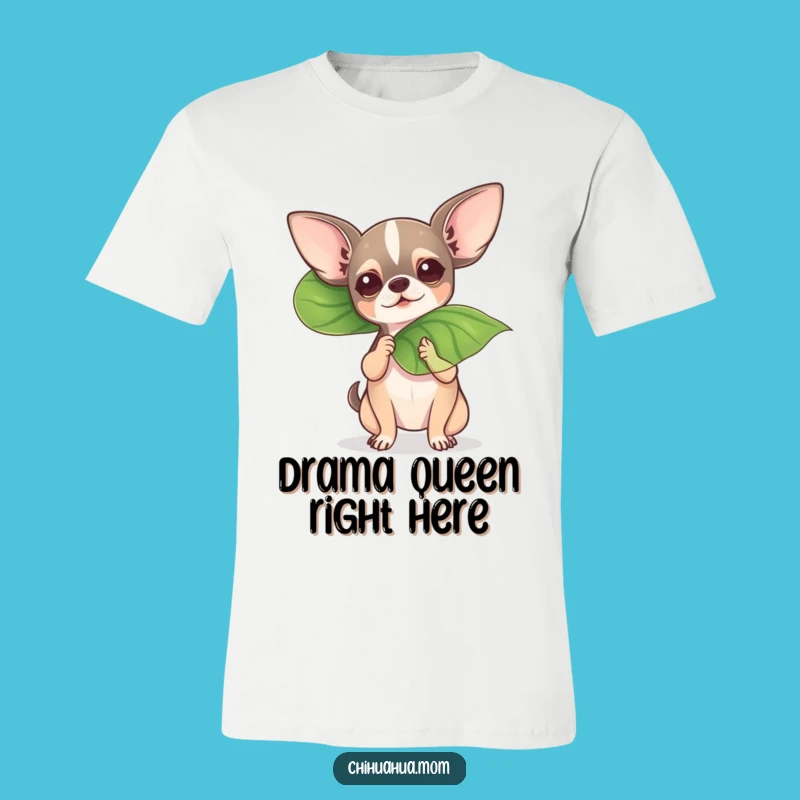 Funny Fanning Chihuahua T-Shirt - Hilarious Hot Weather Dog Tee