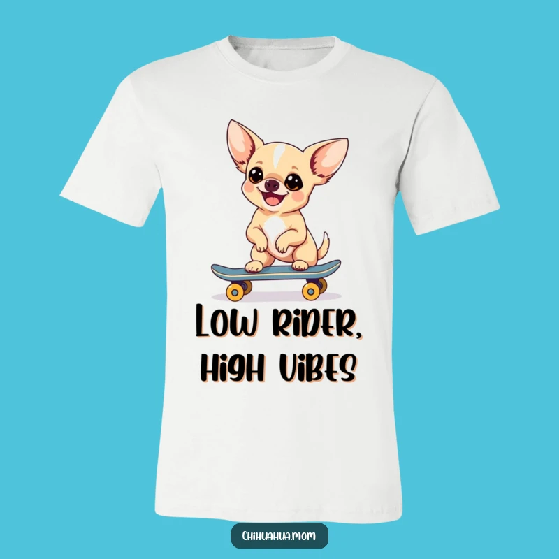 Funny Chihuahua Skateboarder T-Shirt: A Hilarious Tee for Dog Lovers & Thrill Seekers