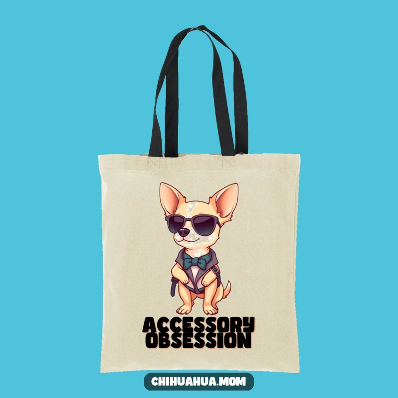 Funny Chihuahua Style Tote Bag: Carry Your Confidence, Gift Accessory